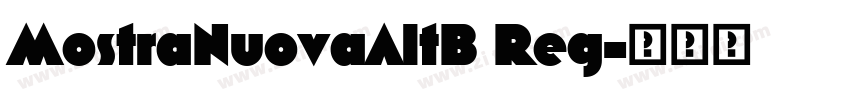 MostraNuovaAltB Reg字体转换